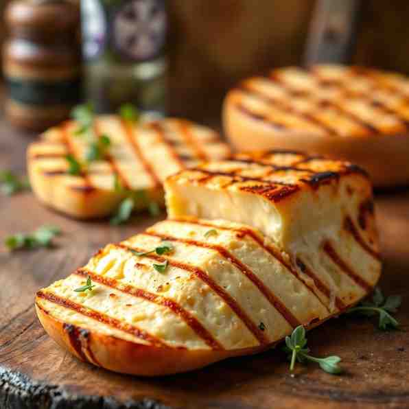 Grilled Majorero Cheese - Canarian Recipe